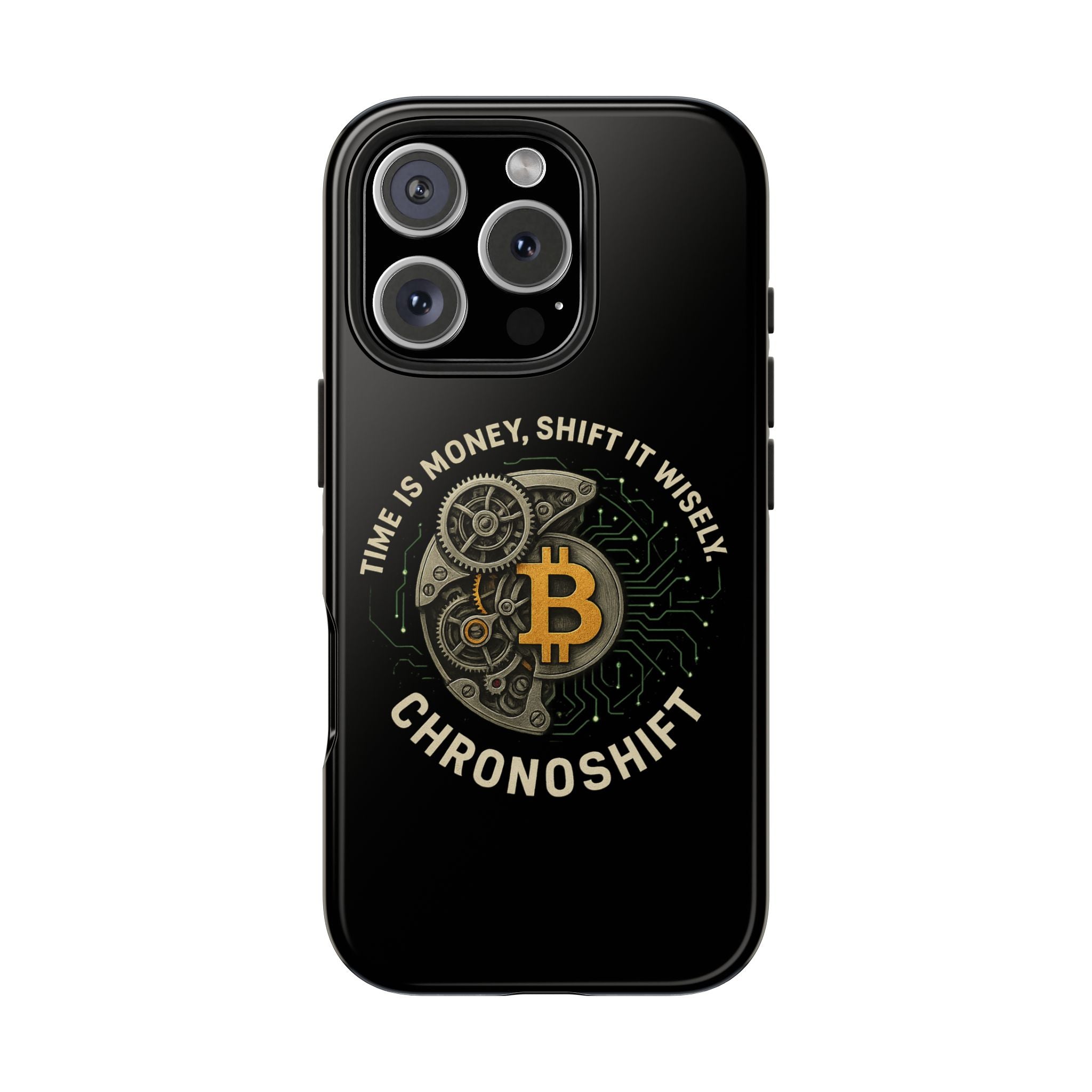 Stylish Tough Phone Case with Bitcoin Design - Perfect for Tech Lovers, Crypto Enthusiasts, and Gifts