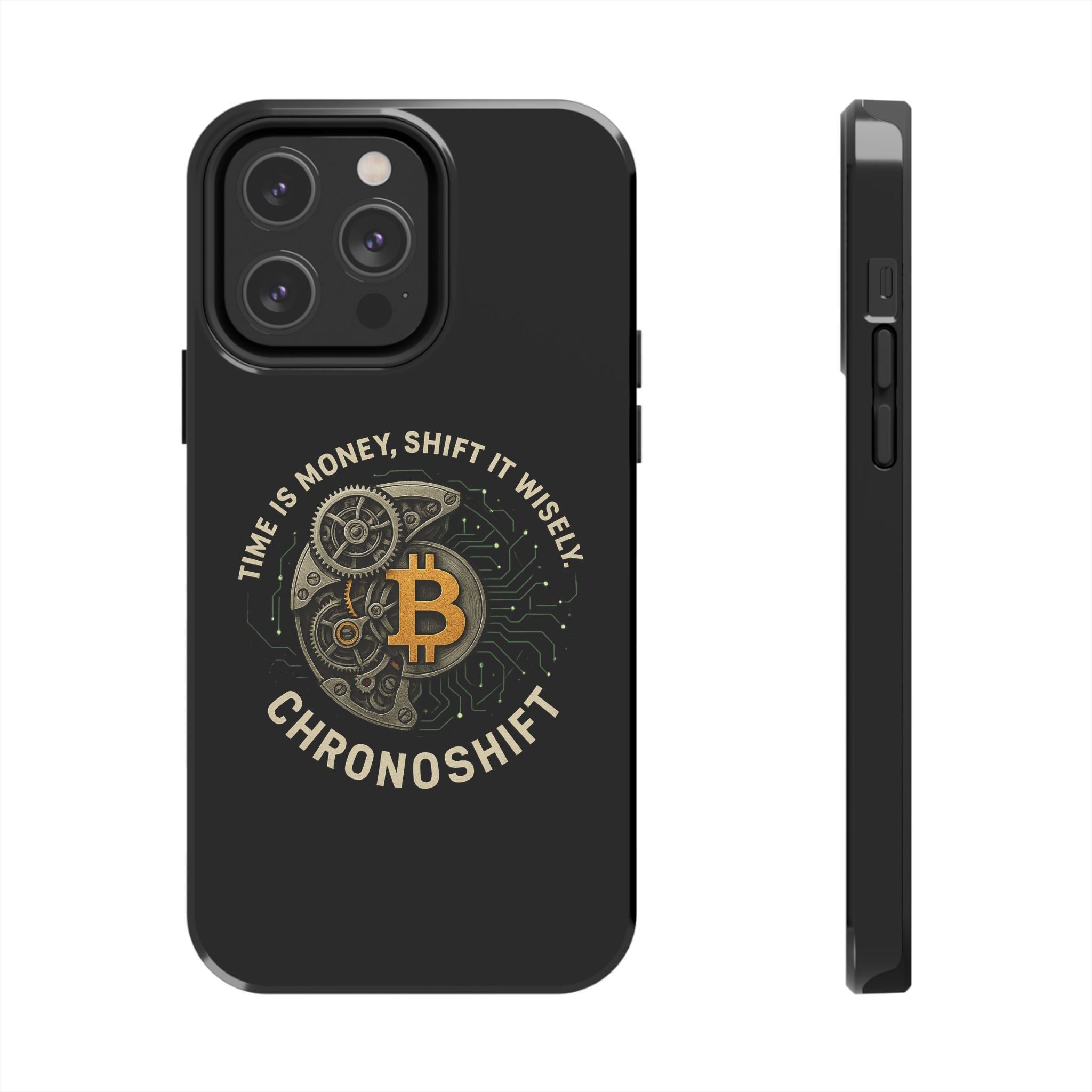 Stylish Tough Phone Case with Bitcoin Design - Perfect for Tech Lovers, Crypto Enthusiasts, and Gifts