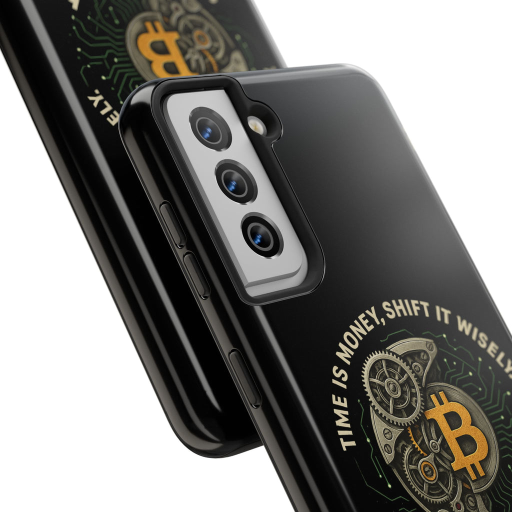 Stylish Tough Phone Case with Bitcoin Design - Perfect for Tech Lovers, Crypto Enthusiasts, and Gifts