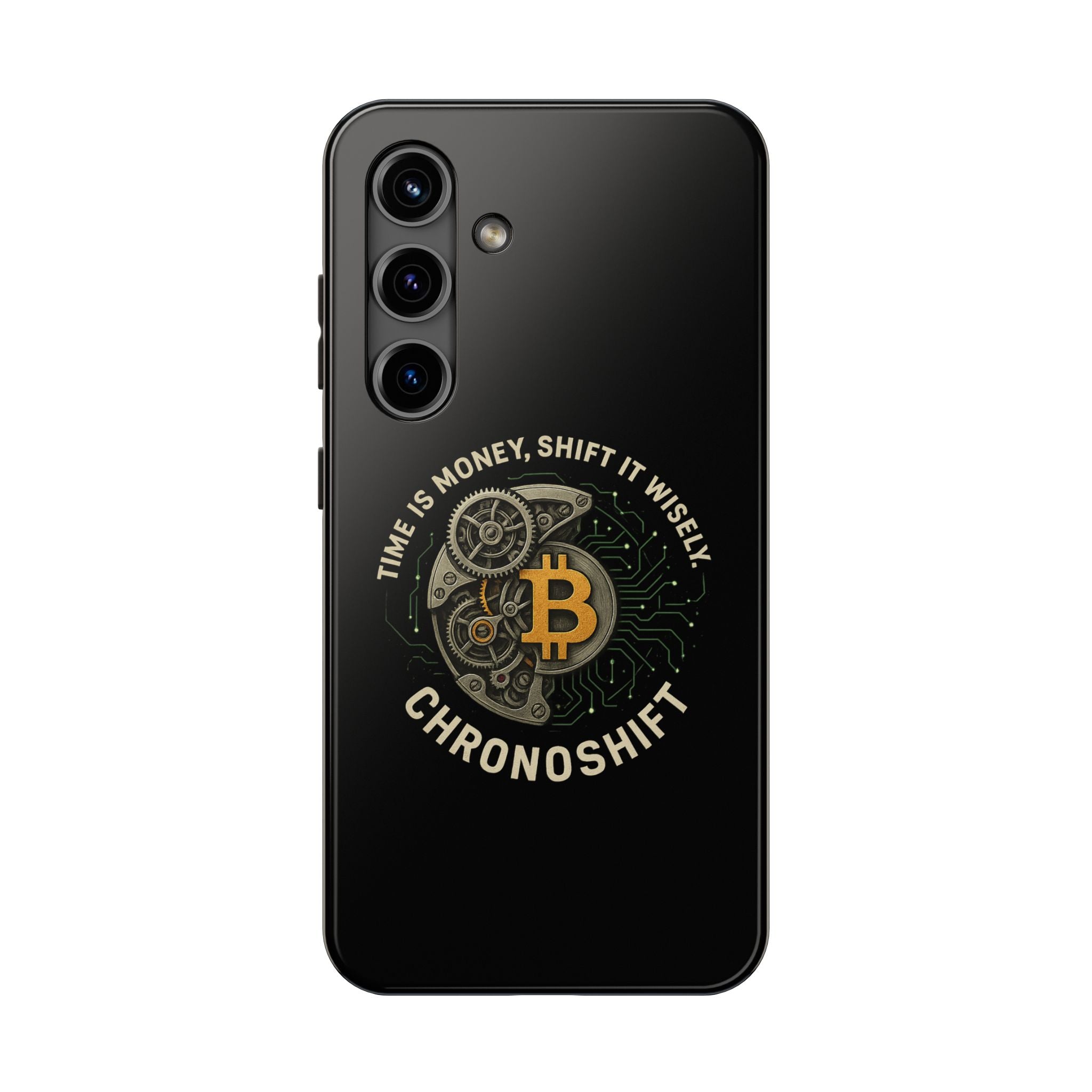 Stylish Tough Phone Case with Bitcoin Design - Perfect for Tech Lovers, Crypto Enthusiasts, and Gifts