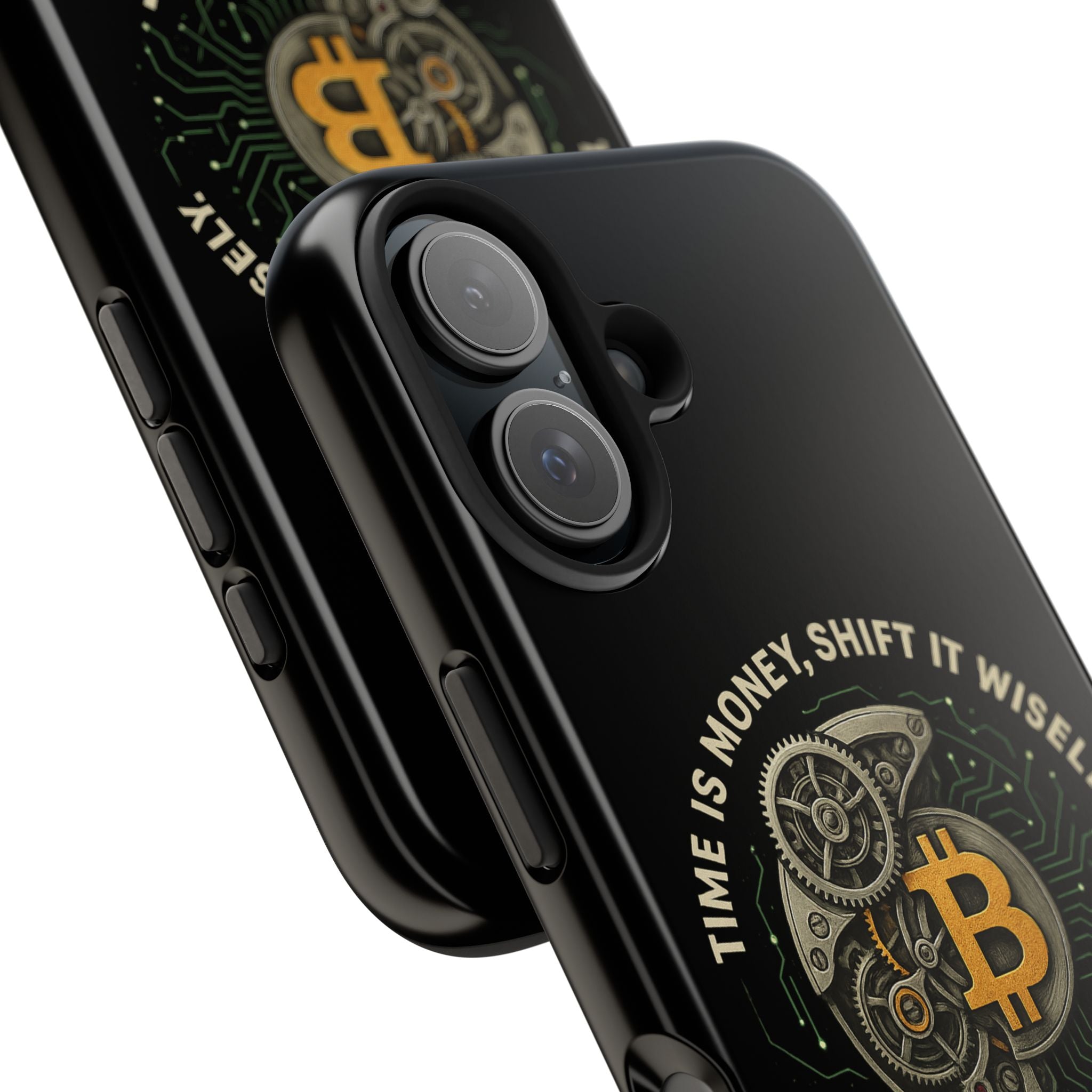 Stylish Tough Phone Case with Bitcoin Design - Perfect for Tech Lovers, Crypto Enthusiasts, and Gifts