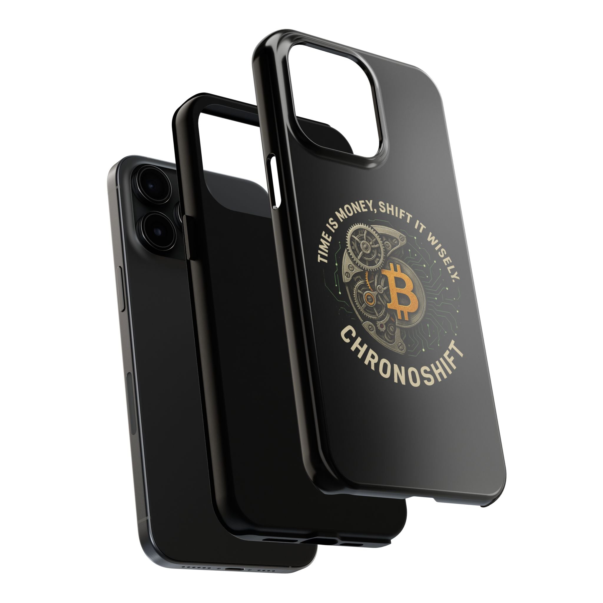 Stylish Tough Phone Case with Bitcoin Design - Perfect for Tech Lovers, Crypto Enthusiasts, and Gifts