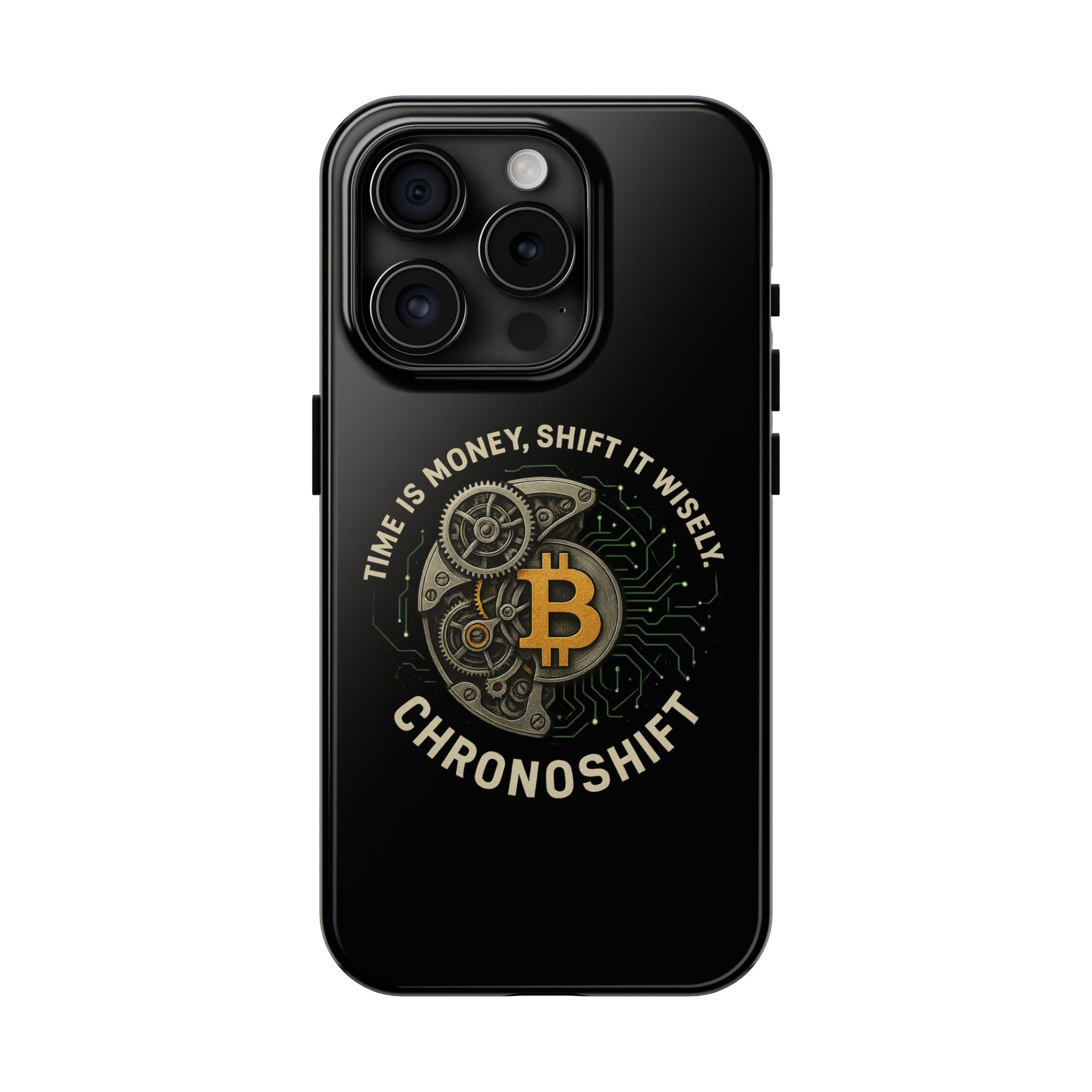 Stylish Tough Phone Case with Bitcoin Design - Perfect for Tech Lovers, Crypto Enthusiasts, and Gifts