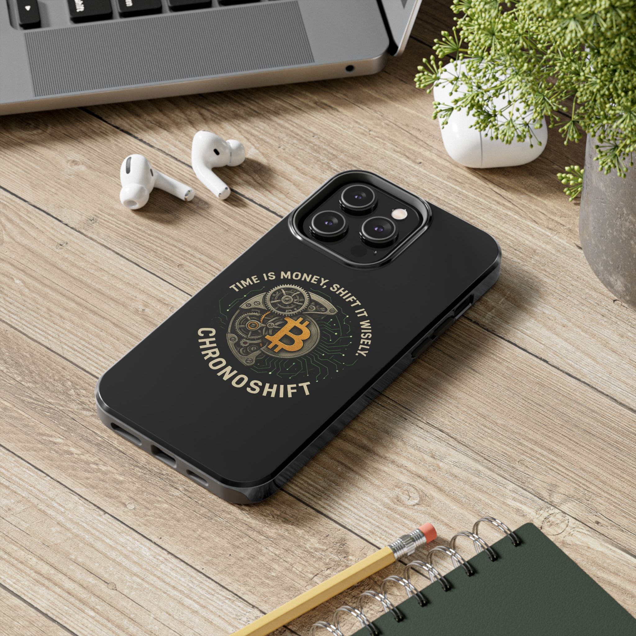 Stylish Tough Phone Case with Bitcoin Design - Perfect for Tech Lovers, Crypto Enthusiasts, and Gifts