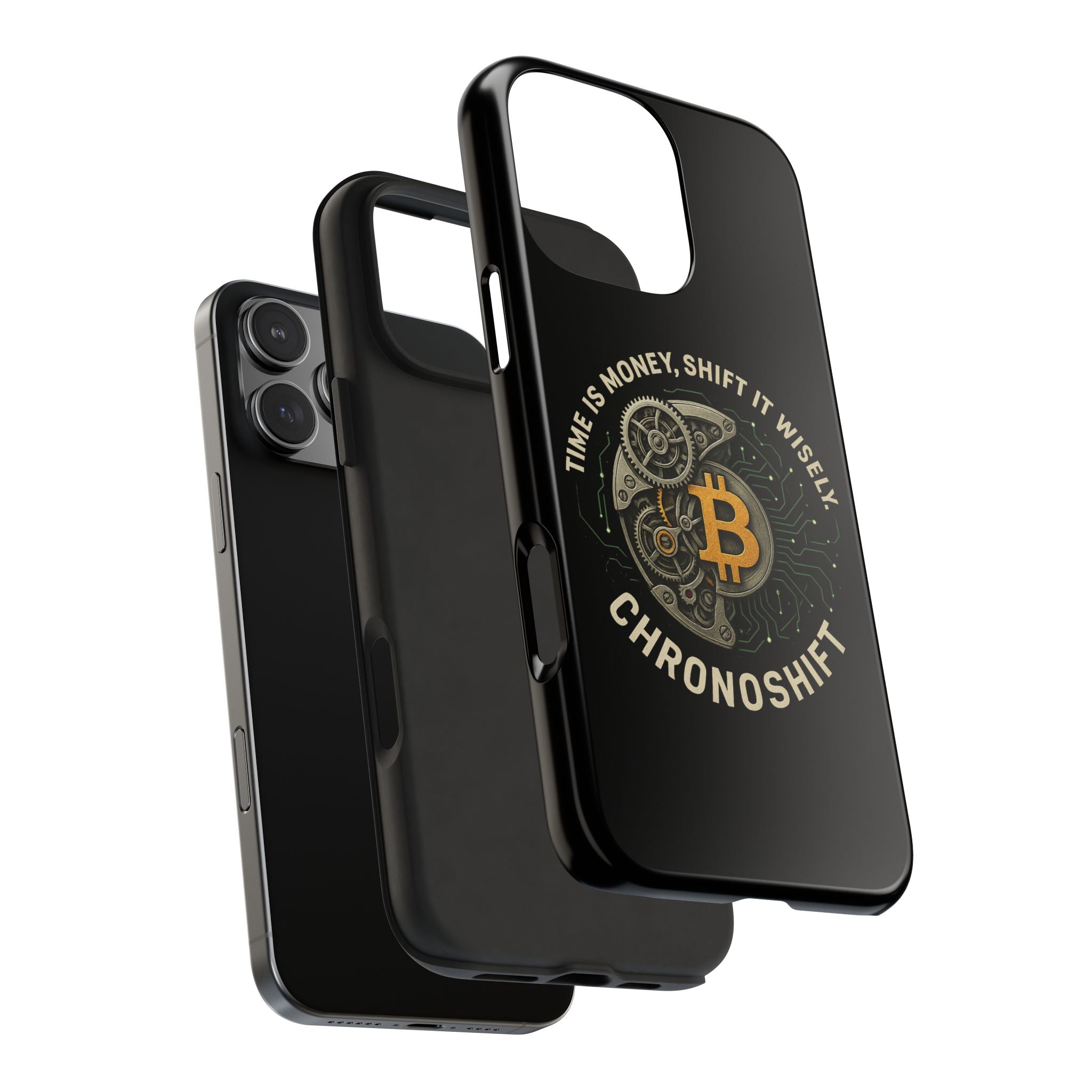 Stylish Tough Phone Case with Bitcoin Design - Perfect for Tech Lovers, Crypto Enthusiasts, and Gifts