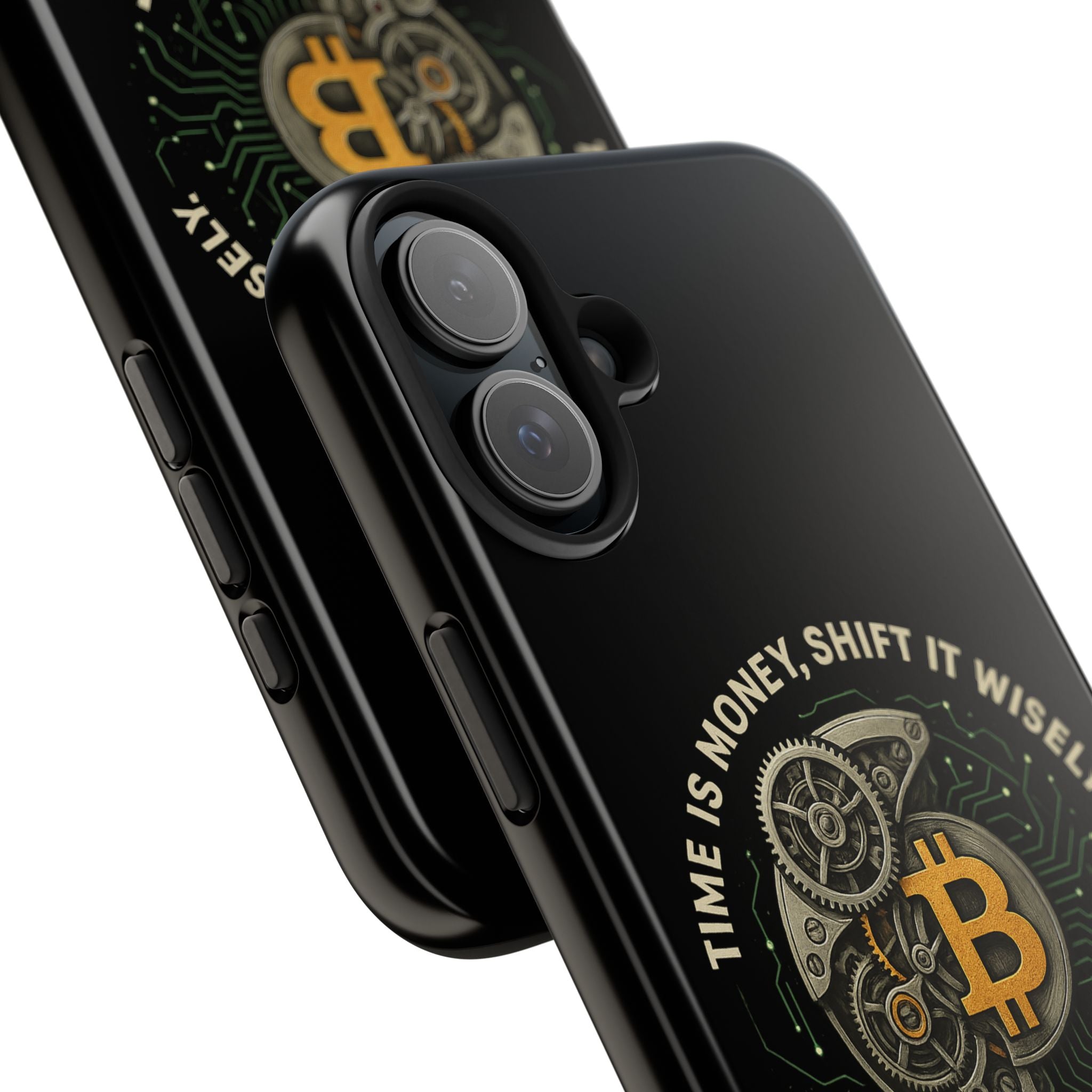 Stylish Tough Phone Case with Bitcoin Design - Perfect for Tech Lovers, Crypto Enthusiasts, and Gifts