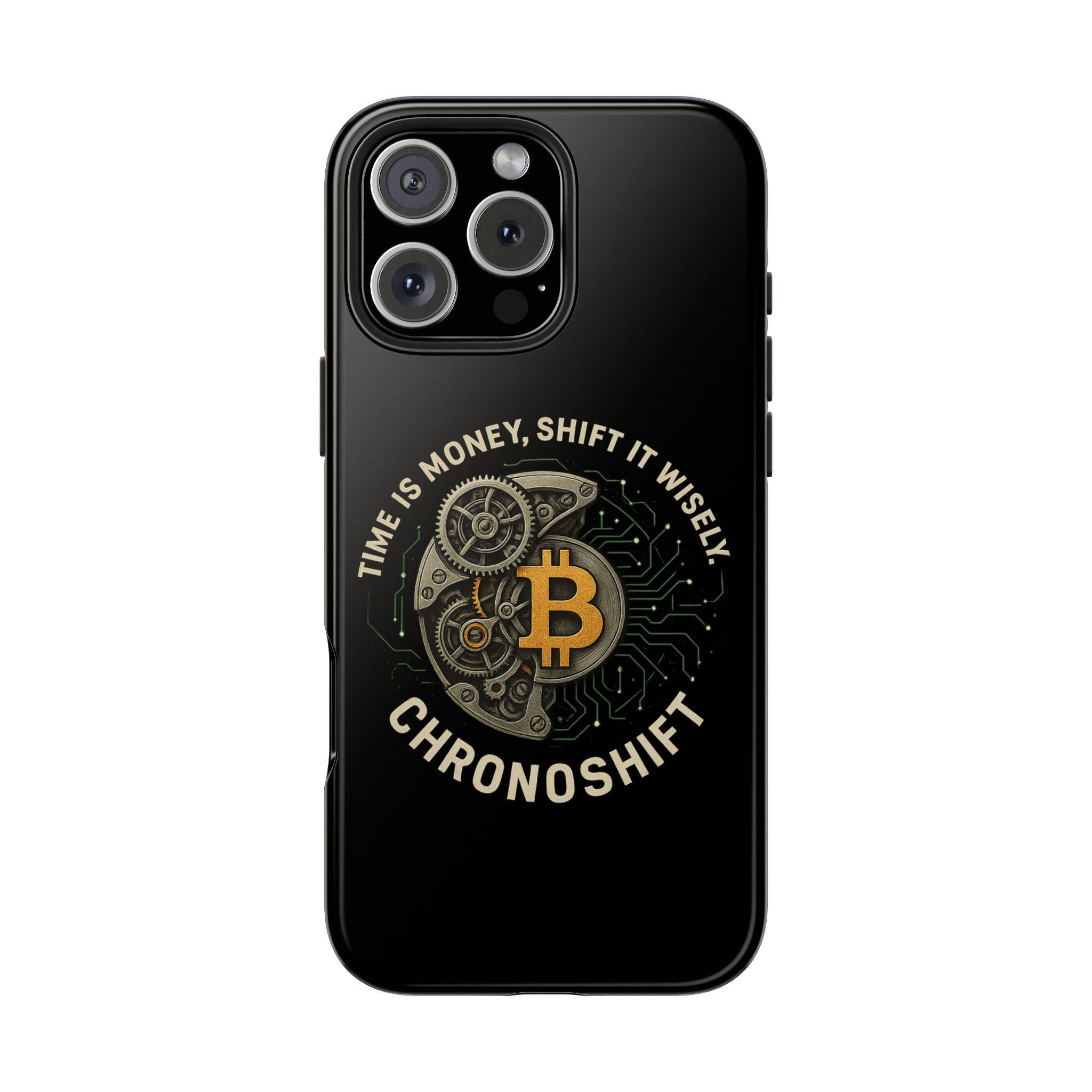 Stylish Tough Phone Case with Bitcoin Design - Perfect for Tech Lovers, Crypto Enthusiasts, and Gifts