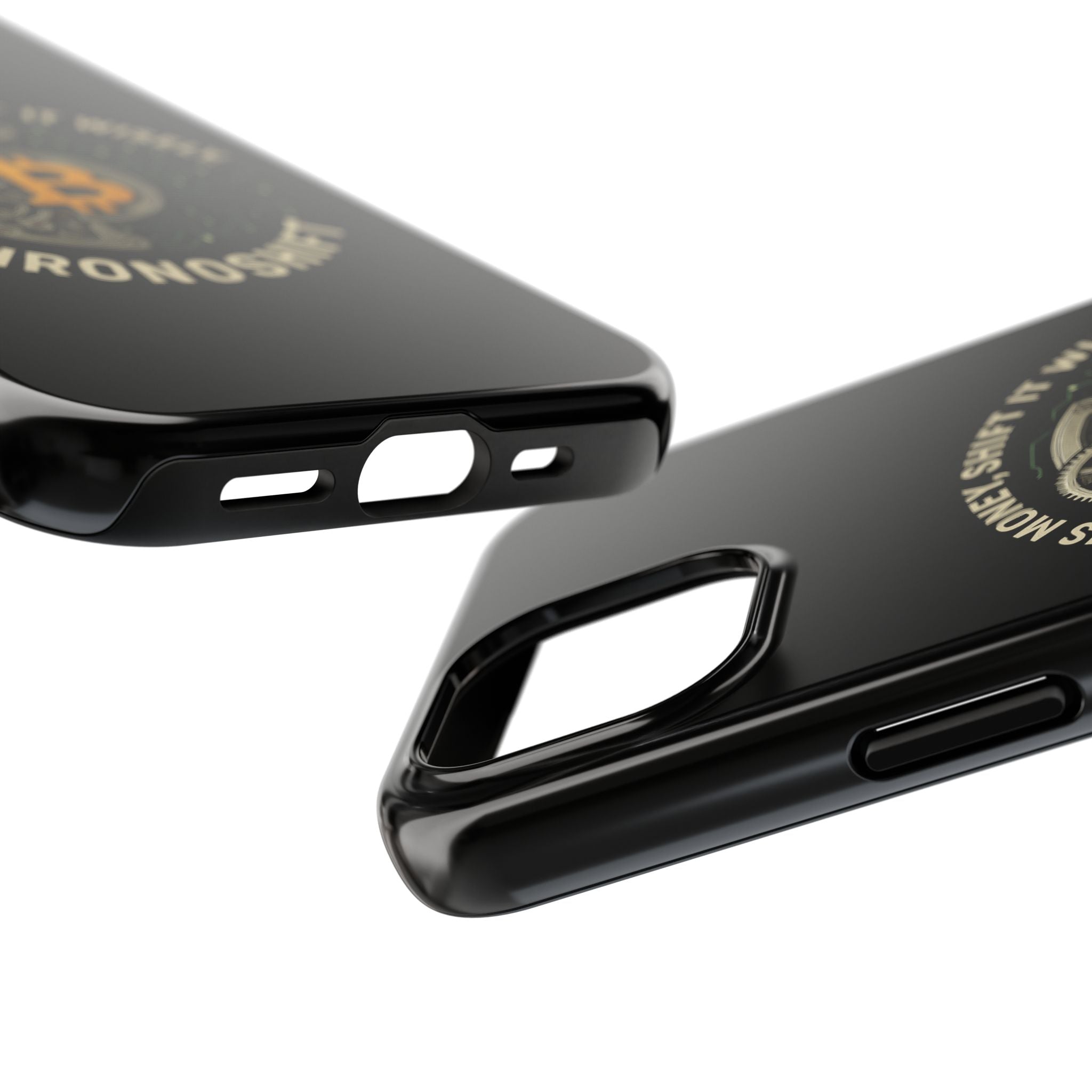 Stylish Tough Phone Case with Bitcoin Design - Perfect for Tech Lovers, Crypto Enthusiasts, and Gifts