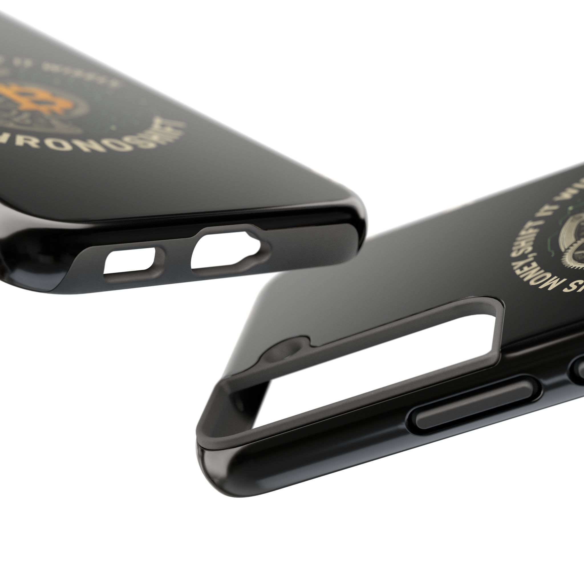 Stylish Tough Phone Case with Bitcoin Design - Perfect for Tech Lovers, Crypto Enthusiasts, and Gifts