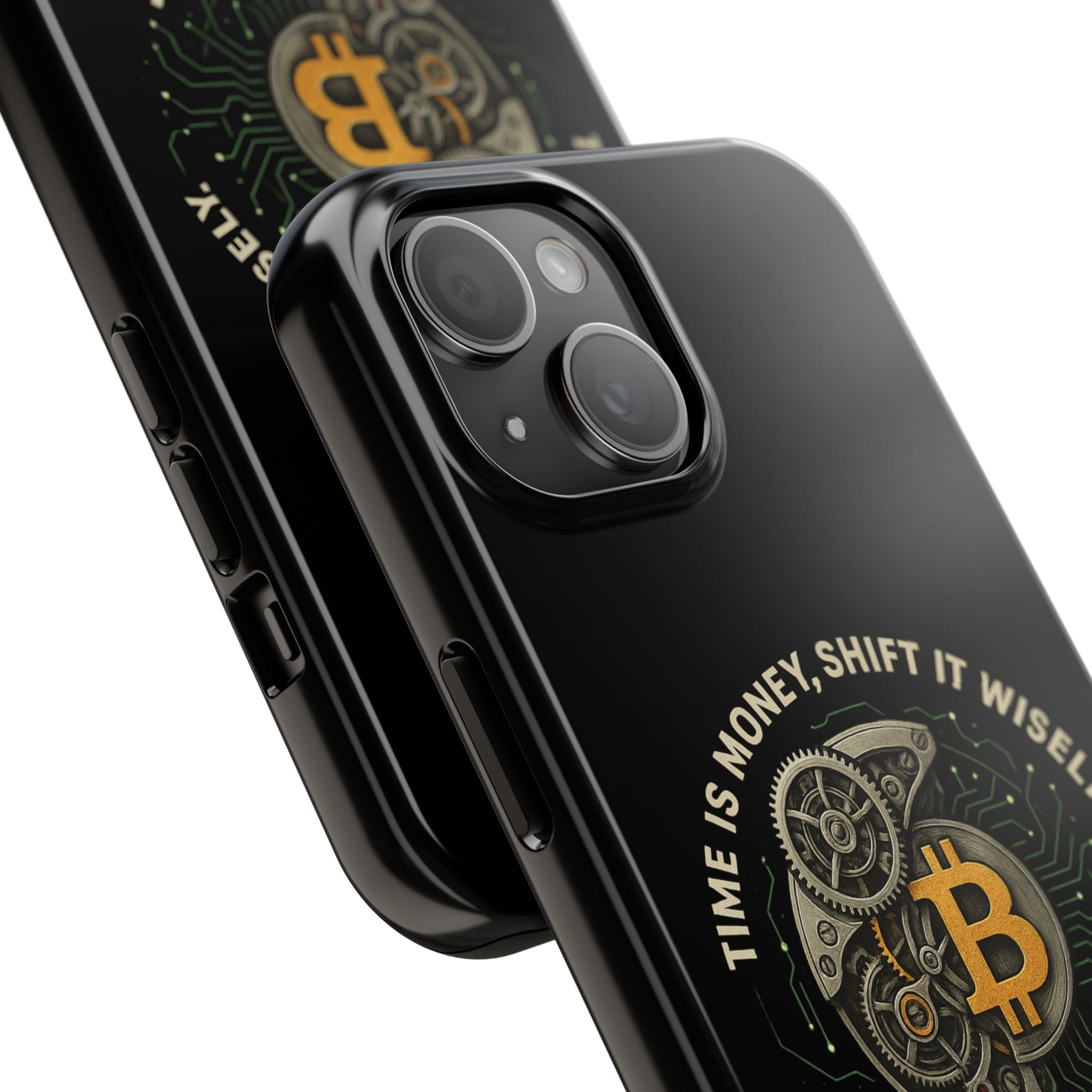 Stylish Tough Phone Case with Bitcoin Design - Perfect for Tech Lovers, Crypto Enthusiasts, and Gifts