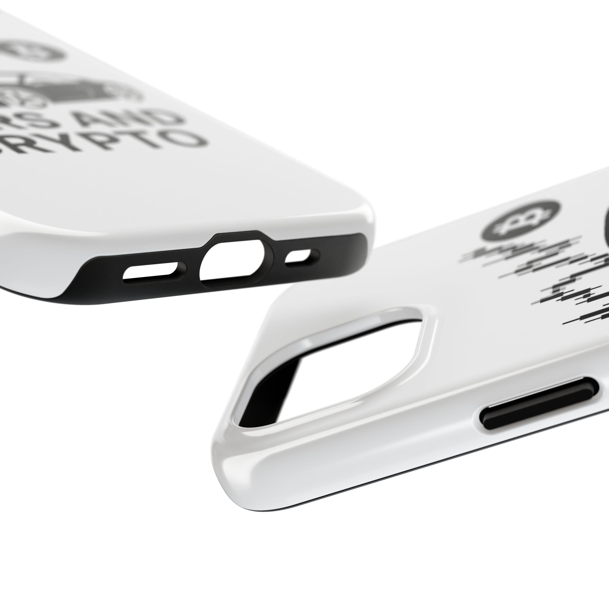 Crypto & Car Enthusiast Phone Case, Tough Cell Phone Cover, Unique Gift for Him, Cool Accessory for Car Lovers, Stylish Protection