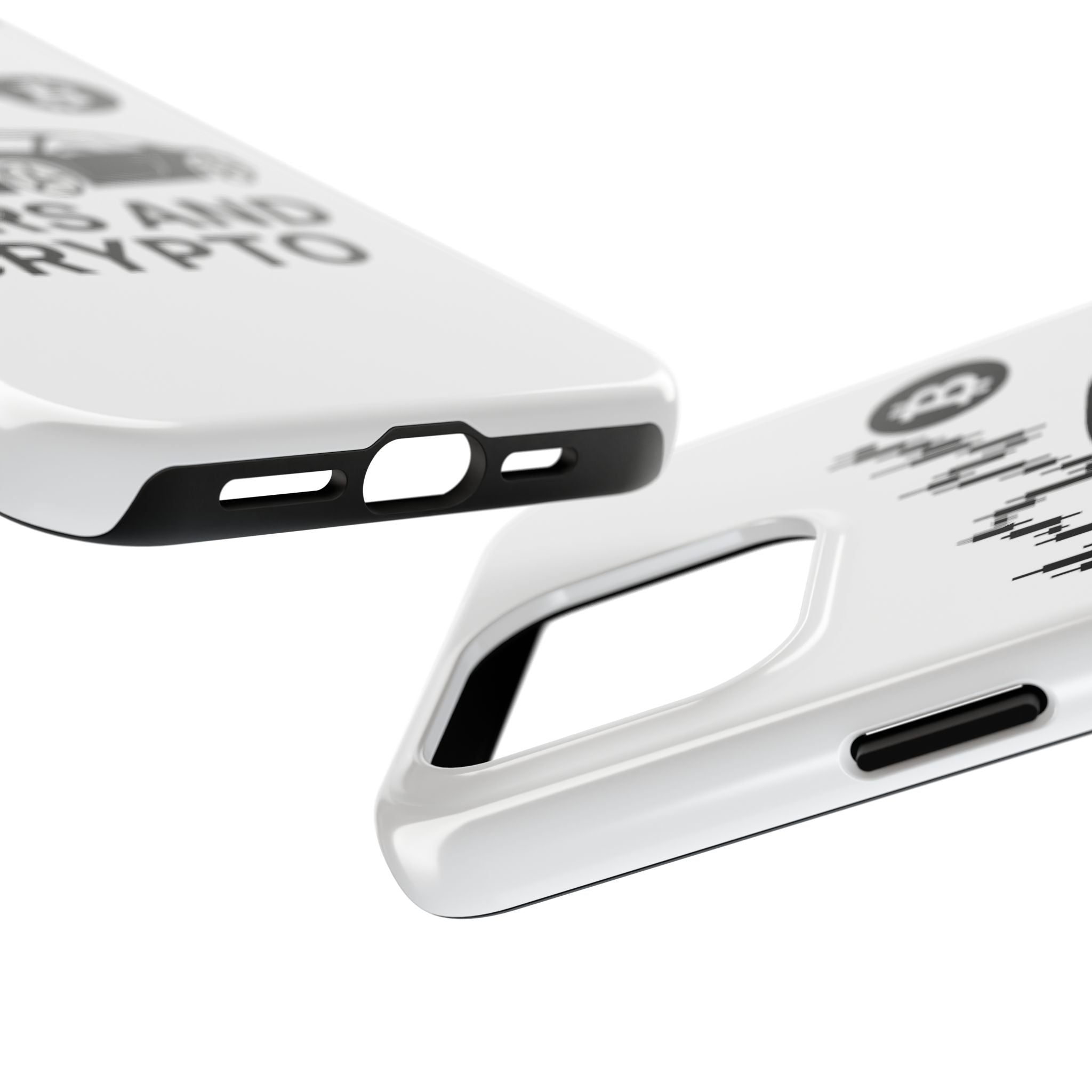 Crypto & Car Enthusiast Phone Case, Tough Cell Phone Cover, Unique Gift for Him, Cool Accessory for Car Lovers, Stylish Protection