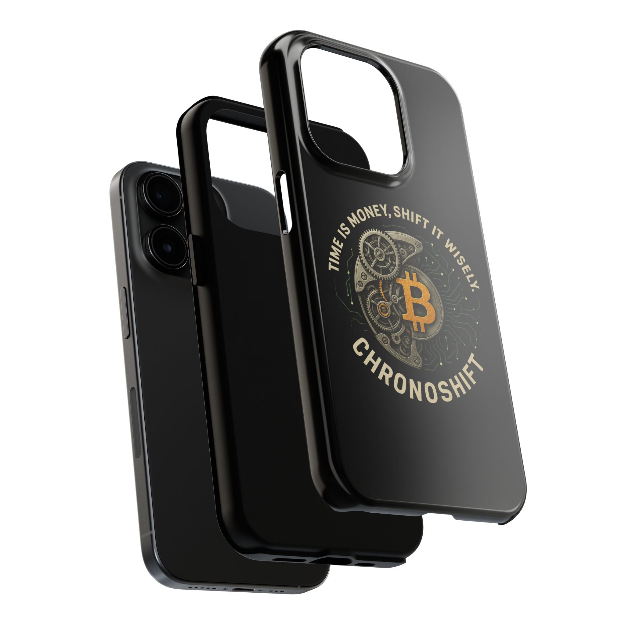 Stylish Tough Phone Case with Bitcoin Design - Perfect for Tech Lovers, Crypto Enthusiasts, and Gifts