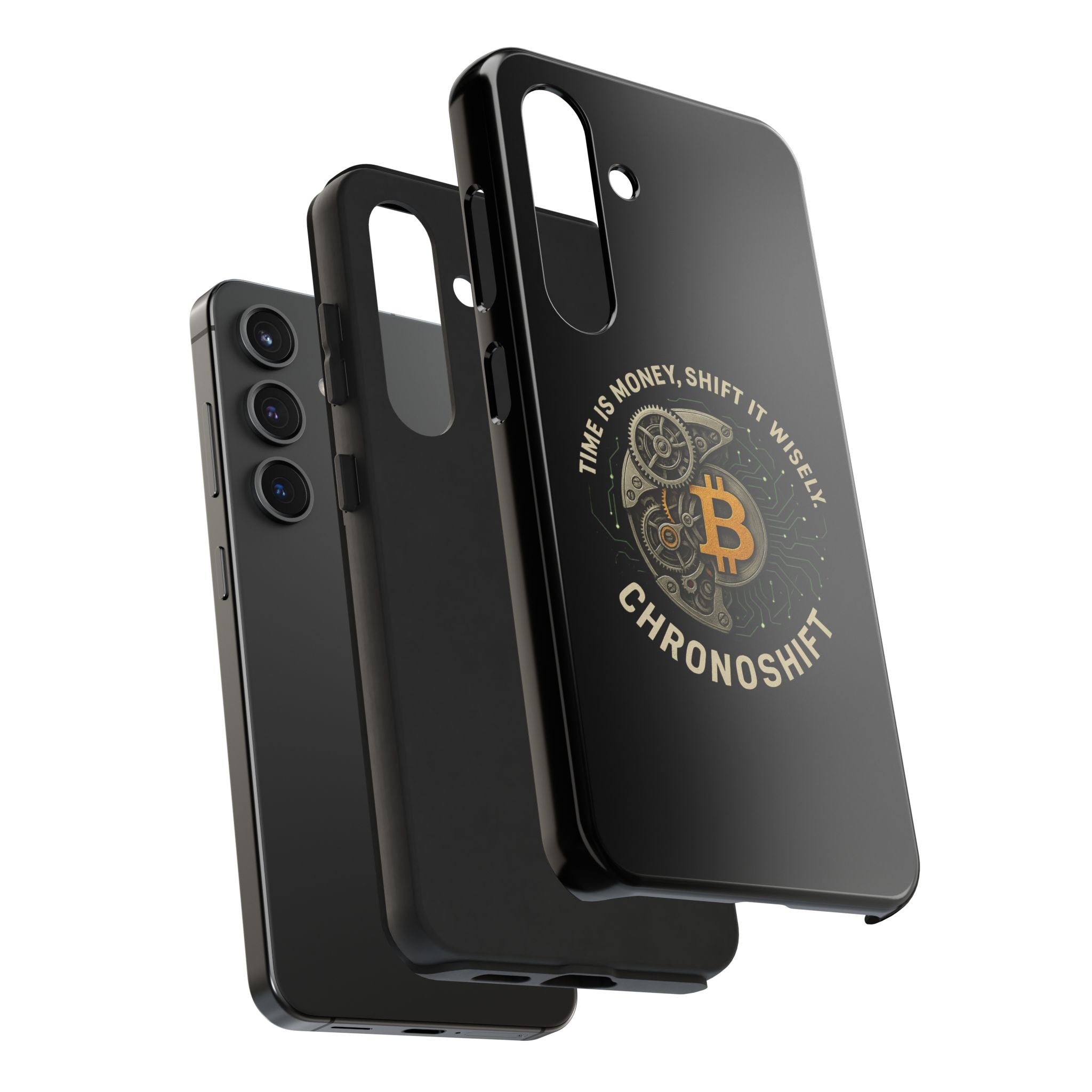 Stylish Tough Phone Case with Bitcoin Design - Perfect for Tech Lovers, Crypto Enthusiasts, and Gifts