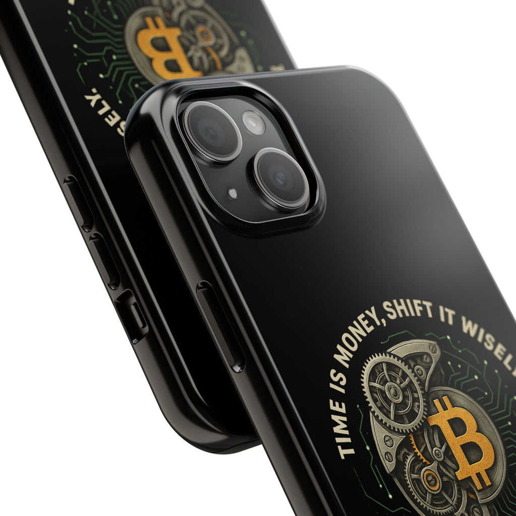 Stylish Tough Phone Case with Bitcoin Design - Perfect for Tech Lovers, Crypto Enthusiasts, and Gifts