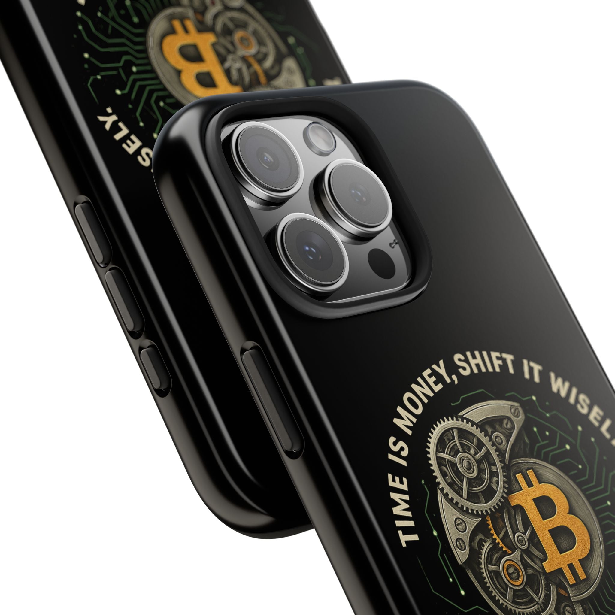 Stylish Tough Phone Case with Bitcoin Design - Perfect for Tech Lovers, Crypto Enthusiasts, and Gifts