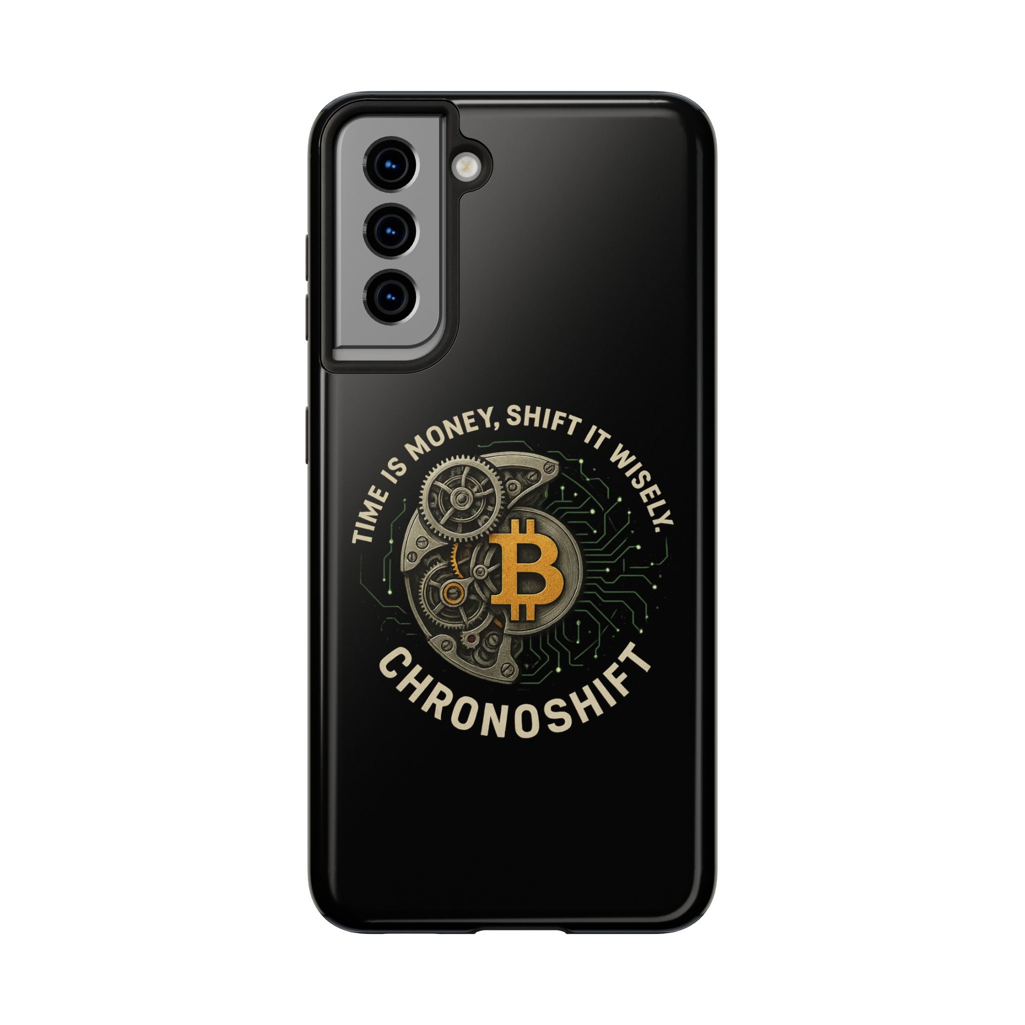 Stylish Tough Phone Case with Bitcoin Design - Perfect for Tech Lovers, Crypto Enthusiasts, and Gifts