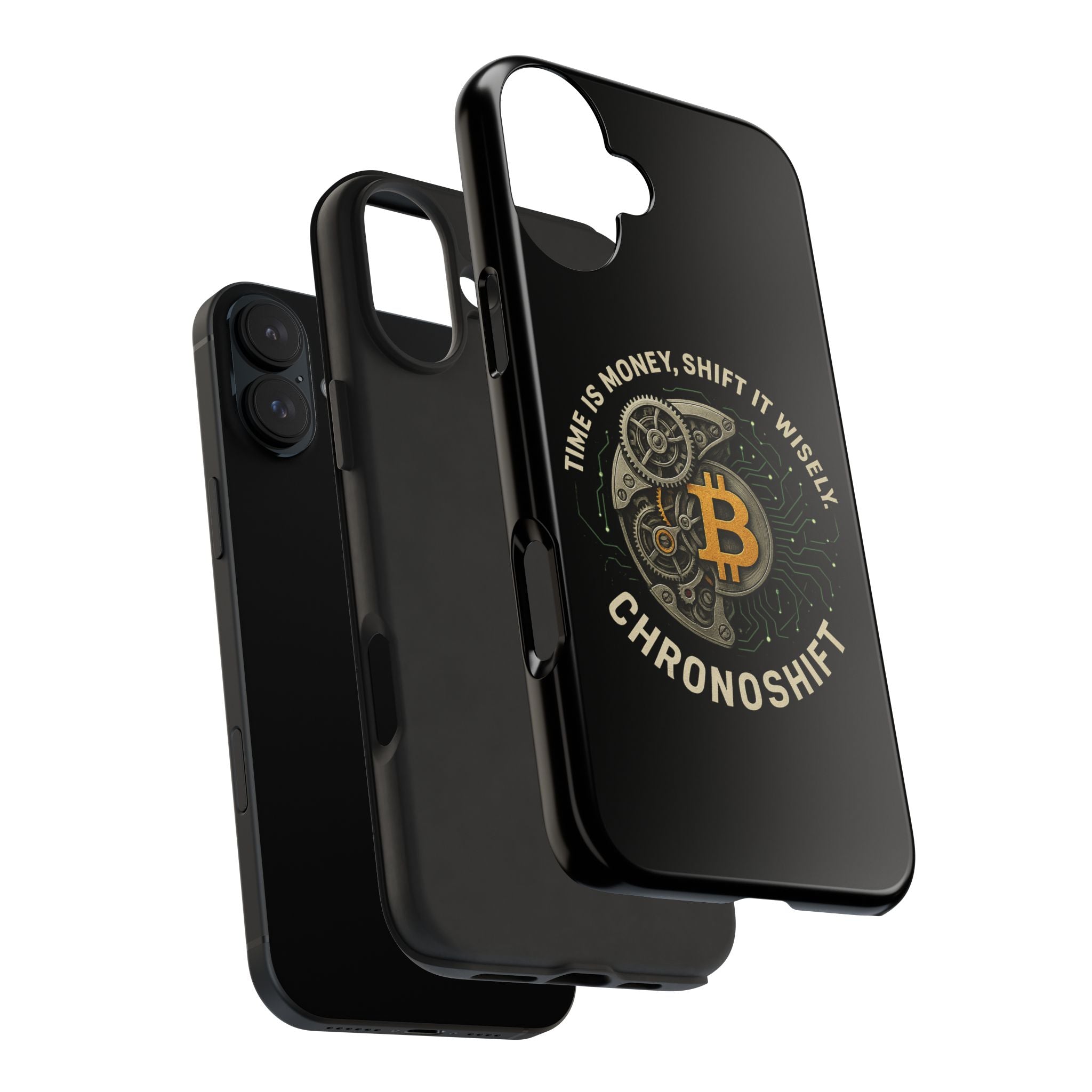 Stylish Tough Phone Case with Bitcoin Design - Perfect for Tech Lovers, Crypto Enthusiasts, and Gifts