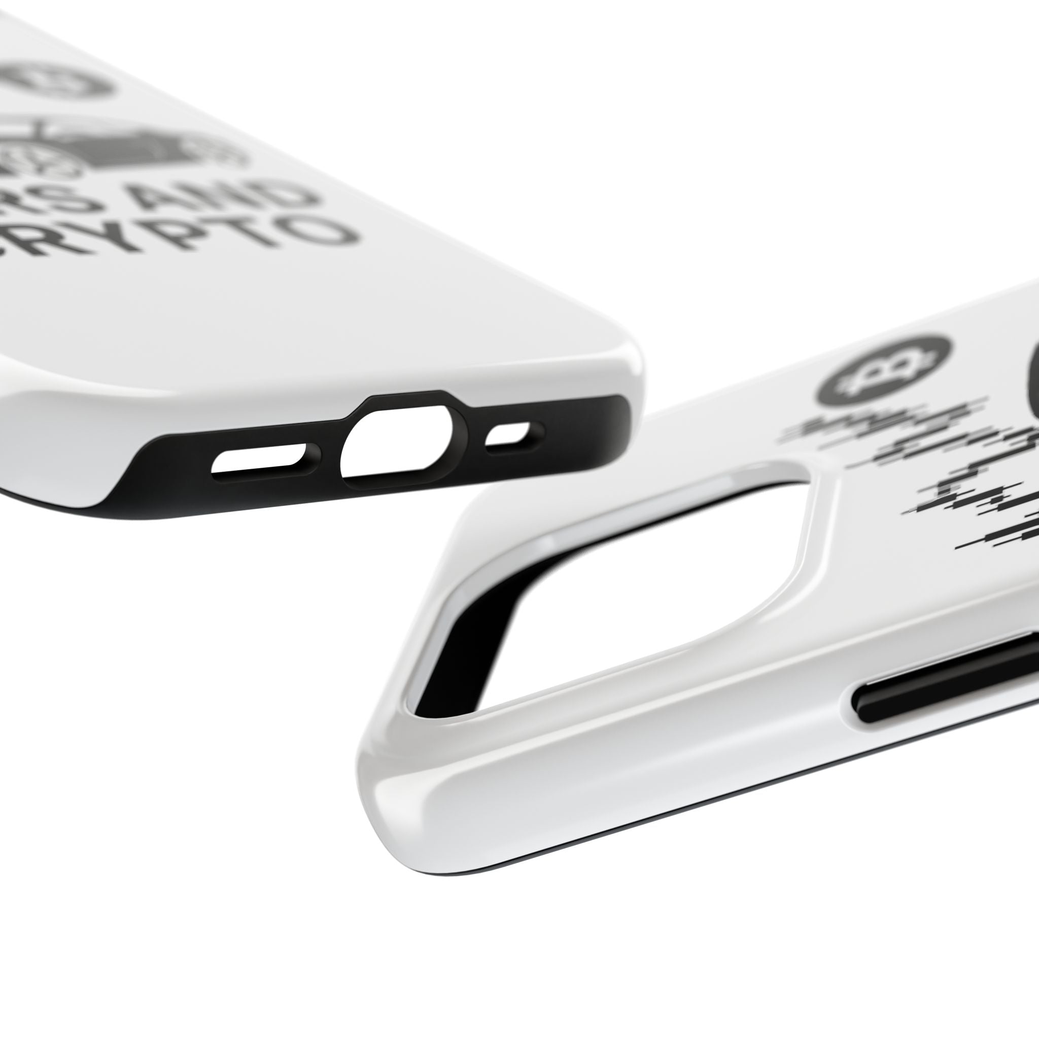 Crypto & Car Enthusiast Phone Case, Tough Cell Phone Cover, Unique Gift for Him, Cool Accessory for Car Lovers, Stylish Protection