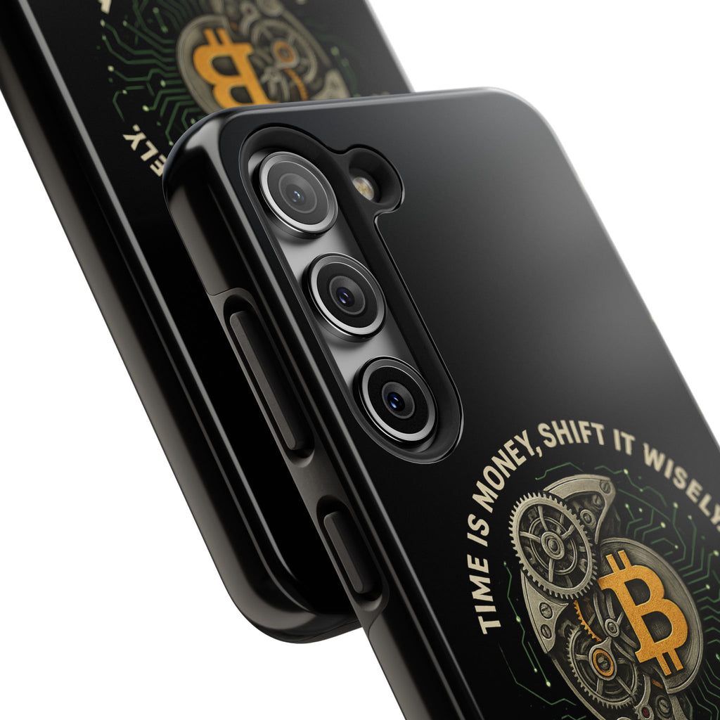 Stylish Tough Phone Case with Bitcoin Design - Perfect for Tech Lovers, Crypto Enthusiasts, and Gifts