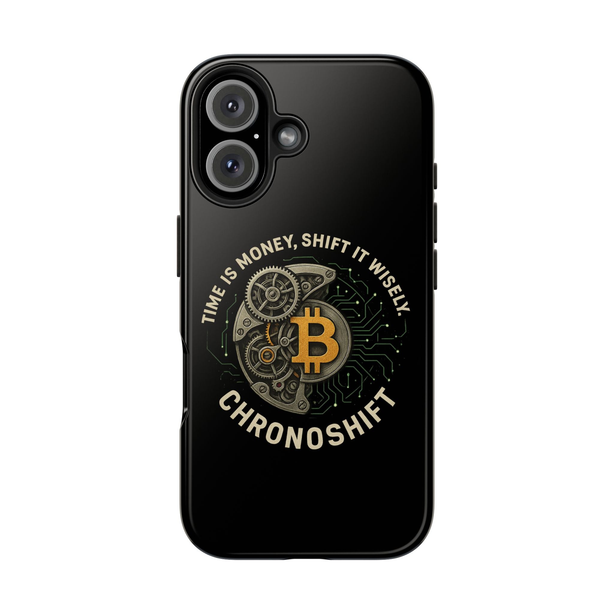 Stylish Tough Phone Case with Bitcoin Design - Perfect for Tech Lovers, Crypto Enthusiasts, and Gifts