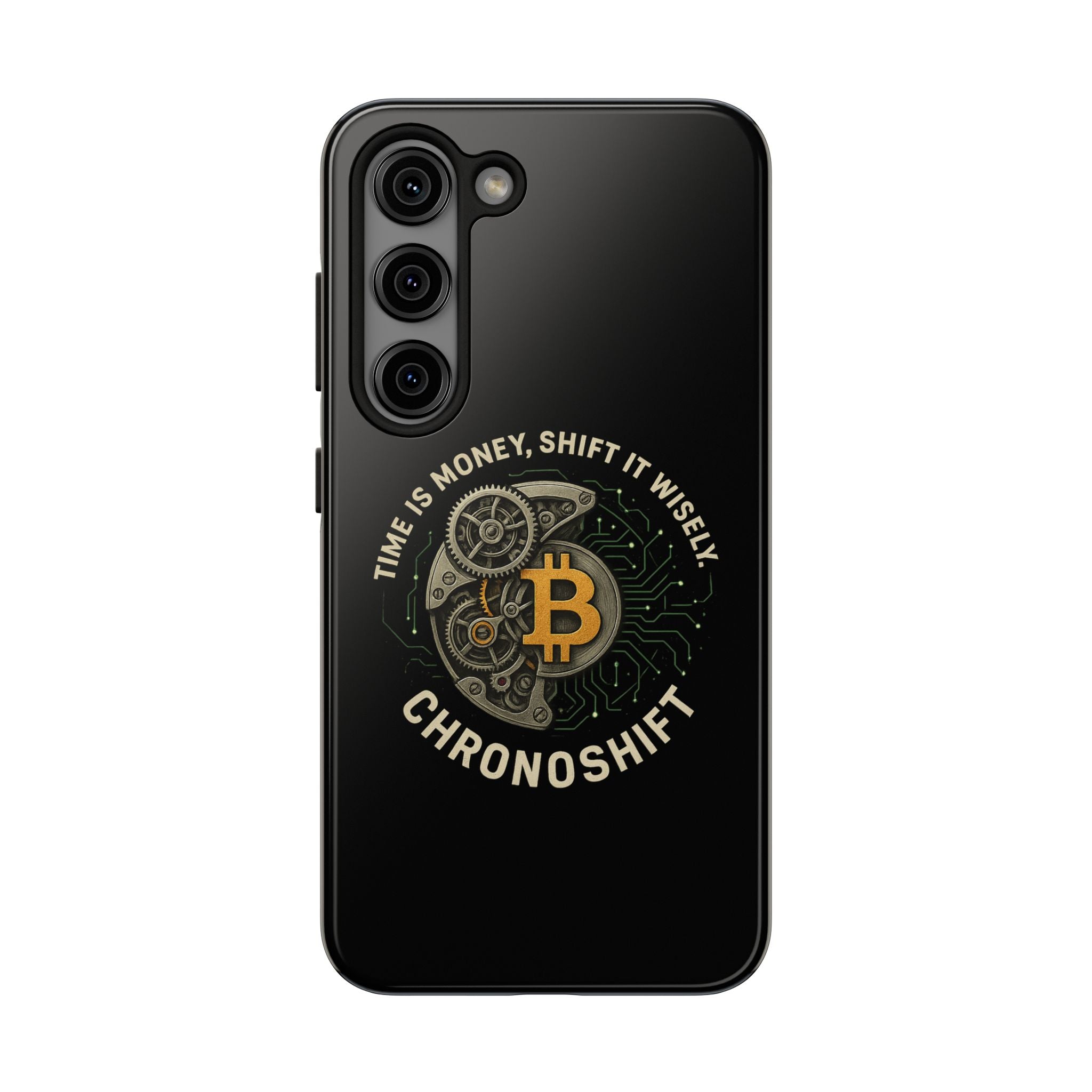 Stylish Tough Phone Case with Bitcoin Design - Perfect for Tech Lovers, Crypto Enthusiasts, and Gifts