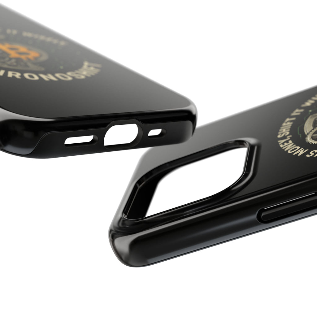 Stylish Tough Phone Case with Bitcoin Design - Perfect for Tech Lovers, Crypto Enthusiasts, and Gifts