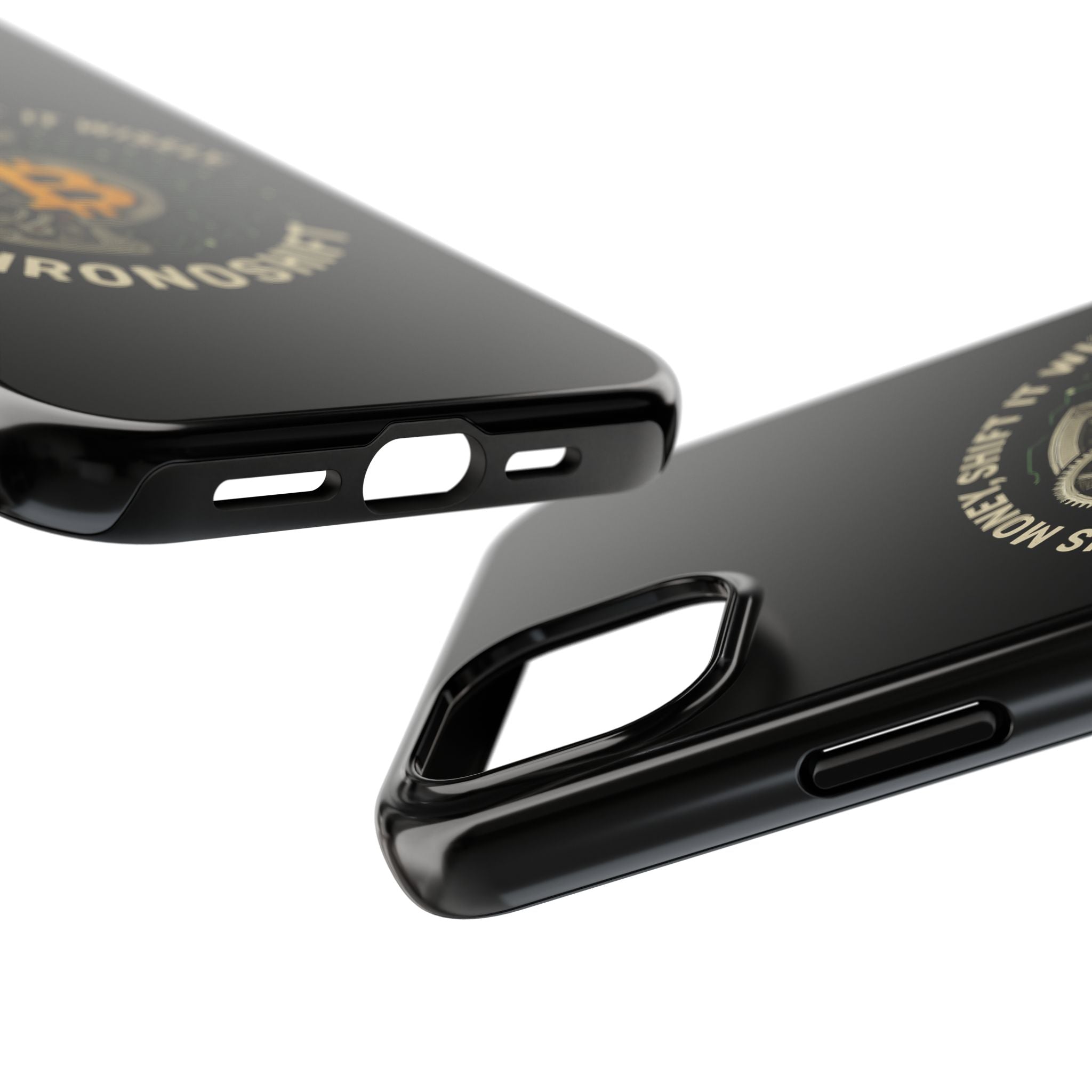 Stylish Tough Phone Case with Bitcoin Design - Perfect for Tech Lovers, Crypto Enthusiasts, and Gifts